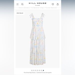 Hill House The Elise Nap Dress - Celestial Floral Georgette